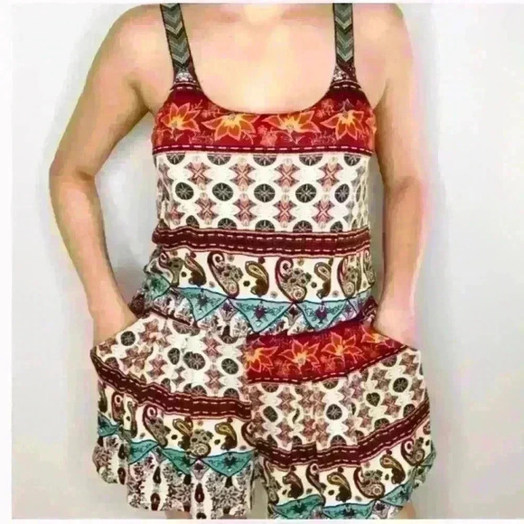 Boho Romper 🍁4/$15🍁 - Picture 1 of 2